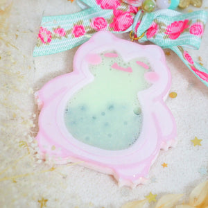 Sakura Matcha Boba Belly Chunky Charm