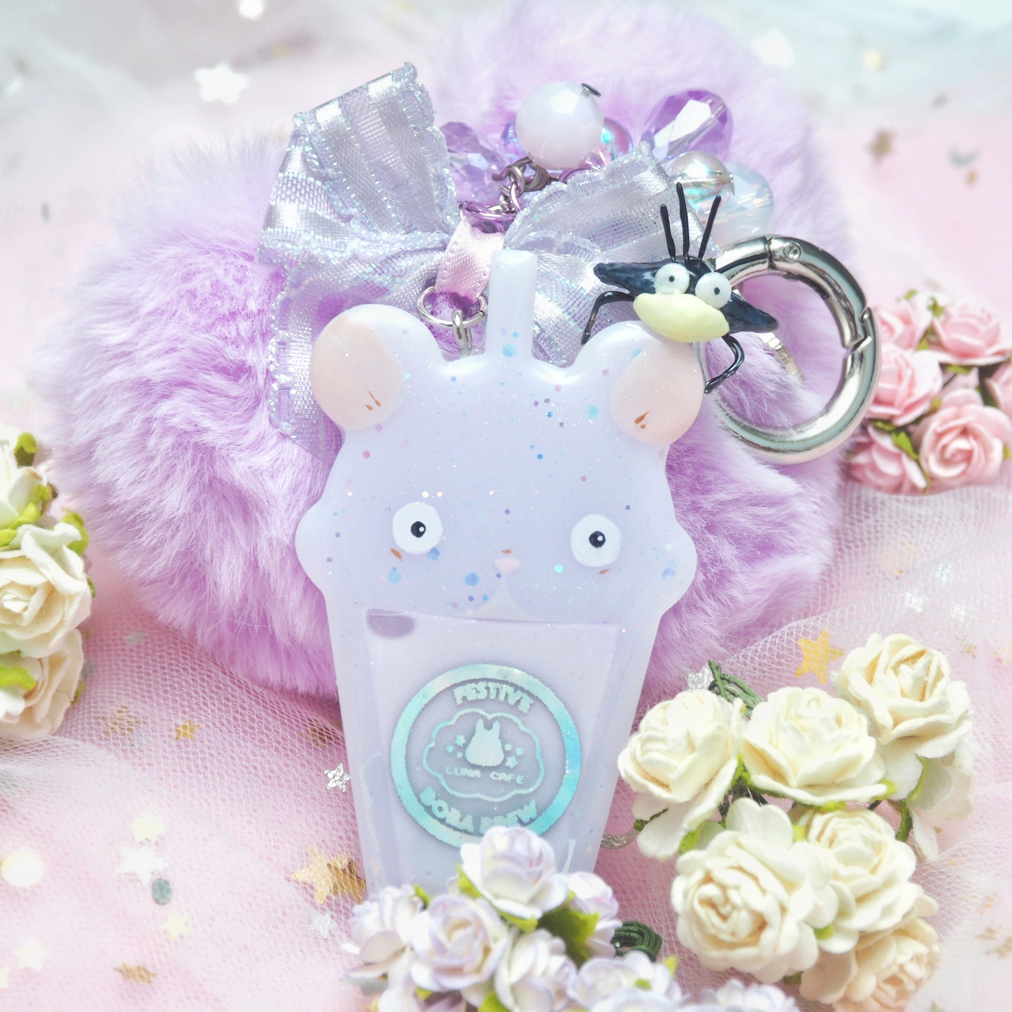 Spirited Away Rat and Birb Boba Shaker Charm (Big)