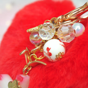 Milky Boba Kitsune Charm (Big)