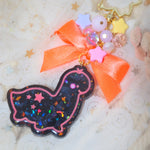 Dino Diner Branchiosaurus Neon Charm