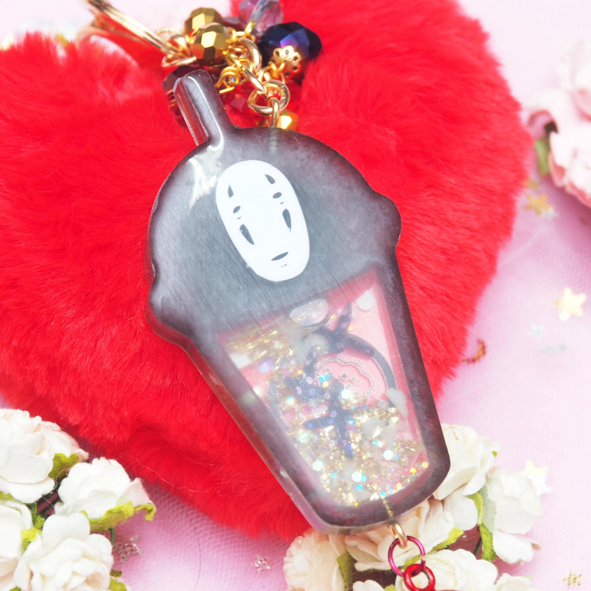 No Face Double-sided Shaker Charm (Big)