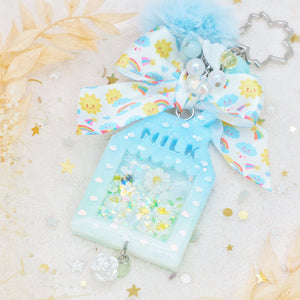 Daisy Milk Carton Charm