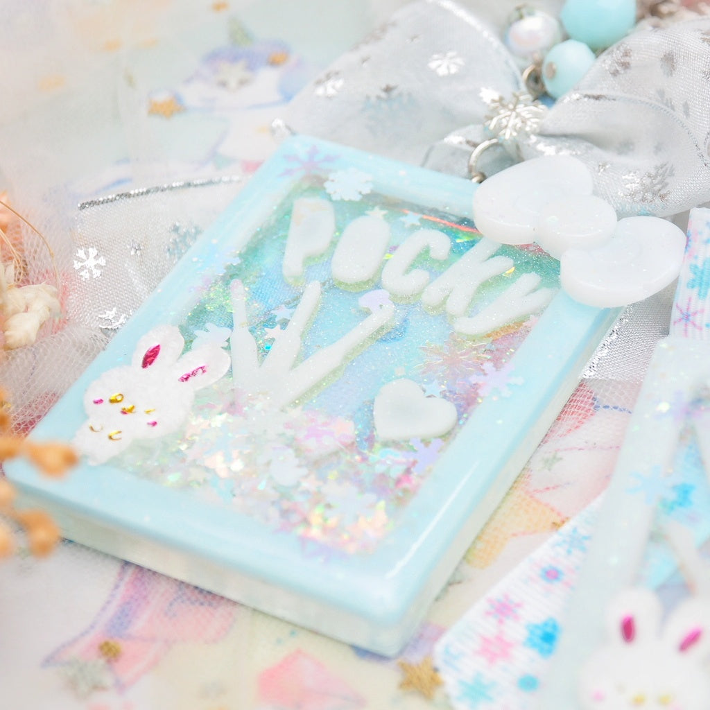 Snowbunny Pocky Shaker Charm B