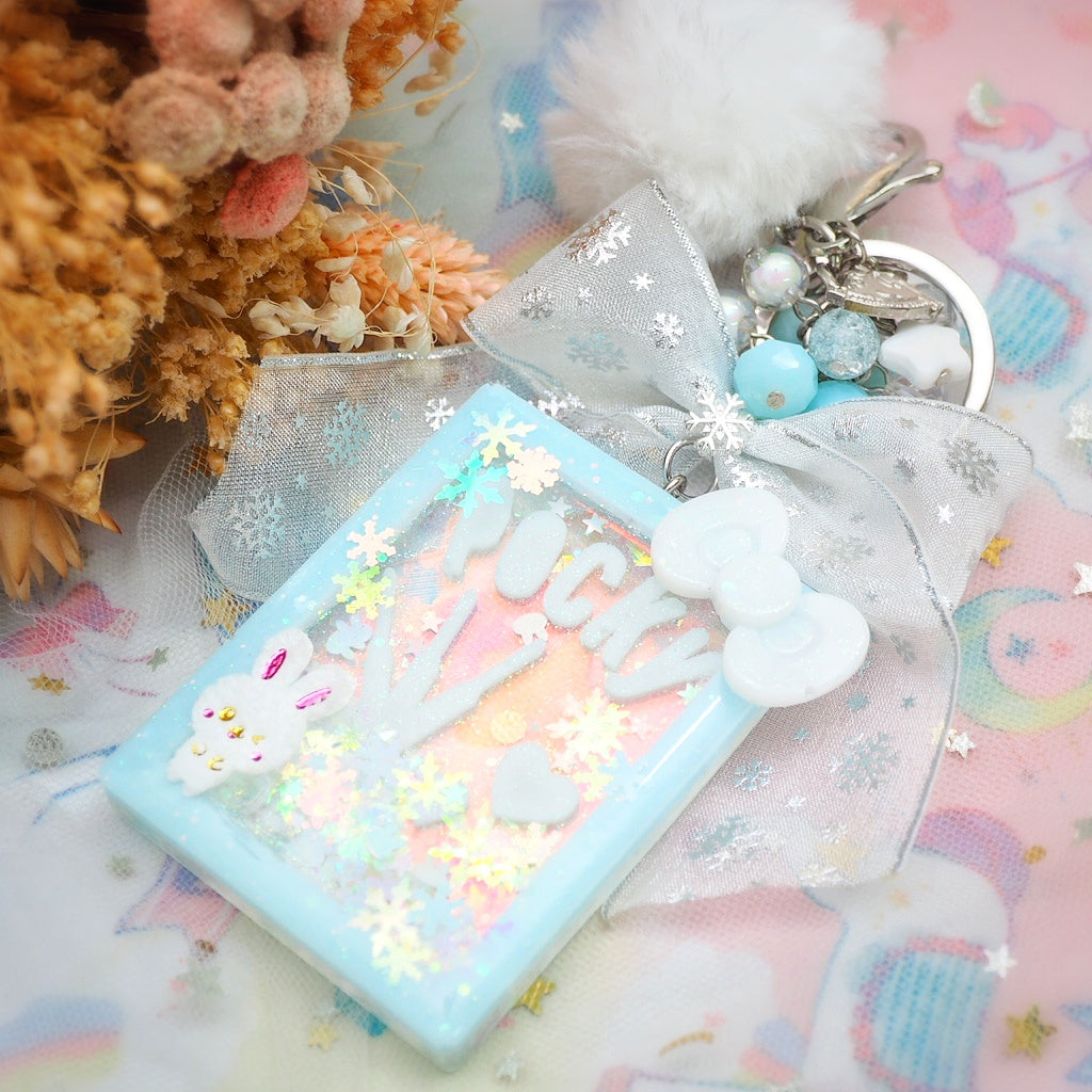 Snowbunny Pocky Shaker Charm B
