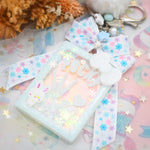 Snowbunny Pocky Shaker Charm