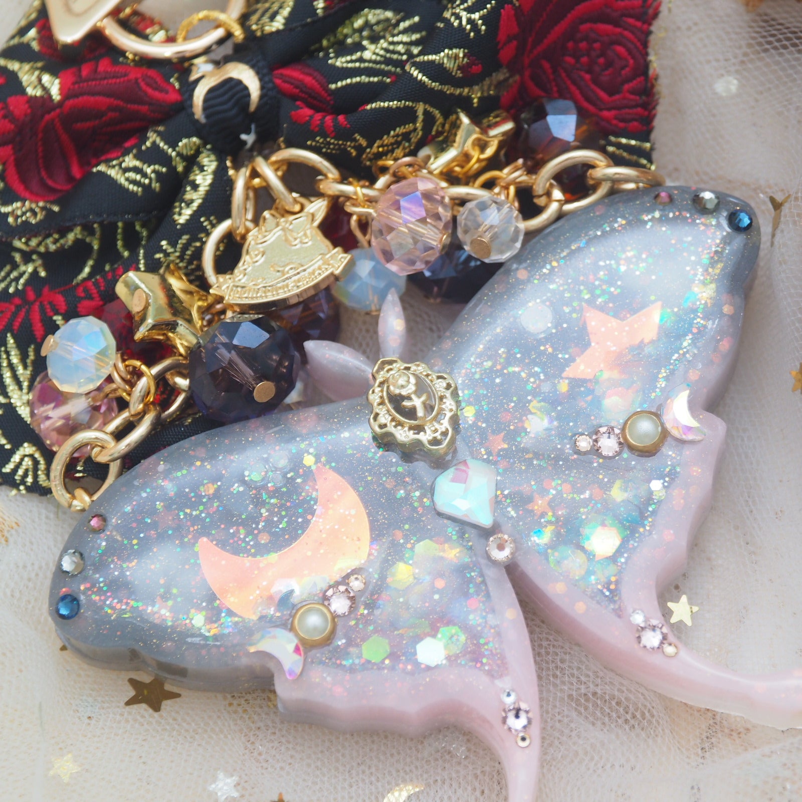 Sylvan Spells Luna Moth Charm