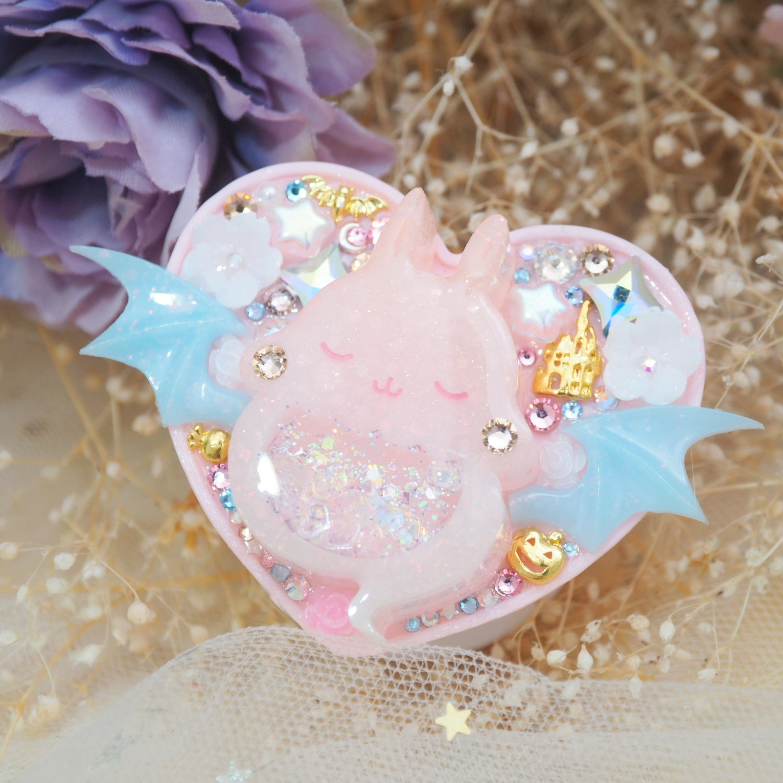 Ghostie Bun Heart Grip (Carnival)