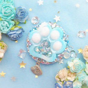 Ocean Dreaming Toebeans Poof Paw Phone Grip