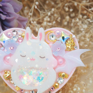 Ghostie Bun Heart Grip (Candy Floss)