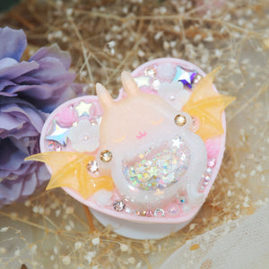Ghostie Bun Heart Grip (Marmalade)