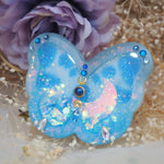 Sleepless Night Butterfly Shaker Barette