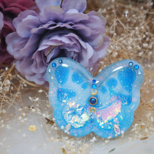 Sleepless Night Butterfly Shaker Barette