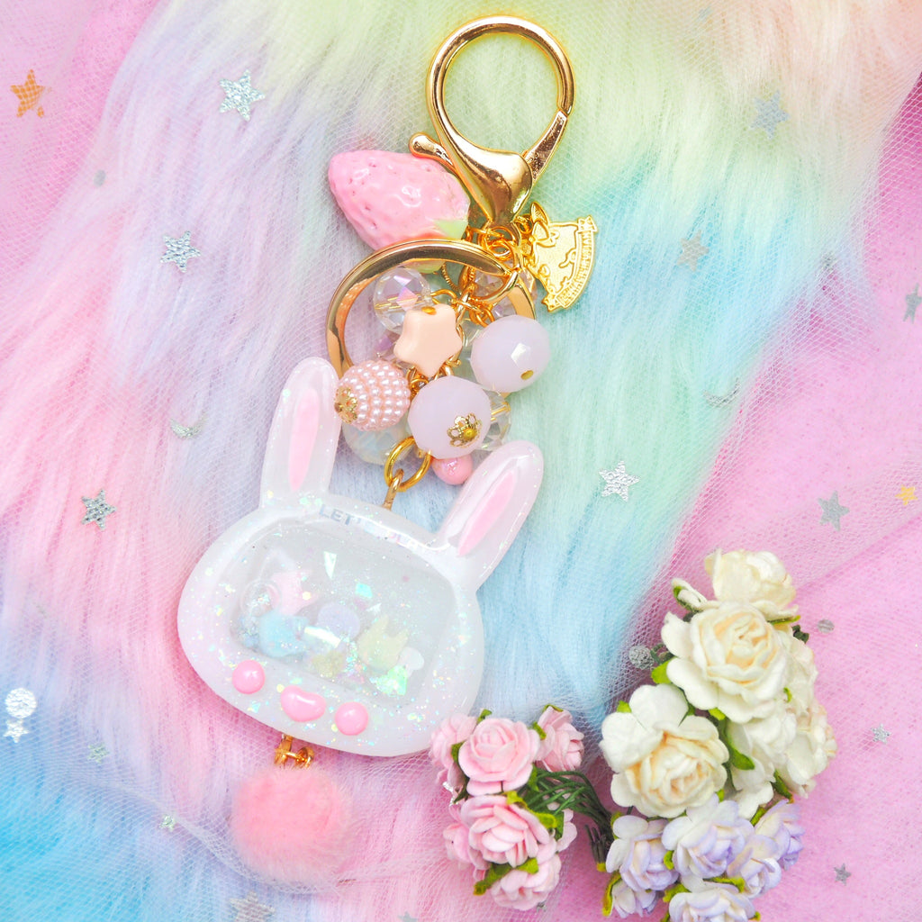 Pink Bunny Tama with Pink Buttons (Non-fuwa version)