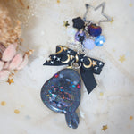 Raven Charm (Silver, Glows)