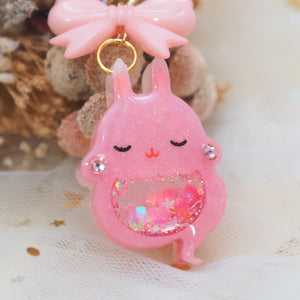 Cherry Drop Ghostie Bun Charm