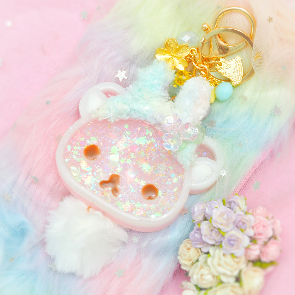 Springtime Bunny Kuma Chunky Shaker Charm