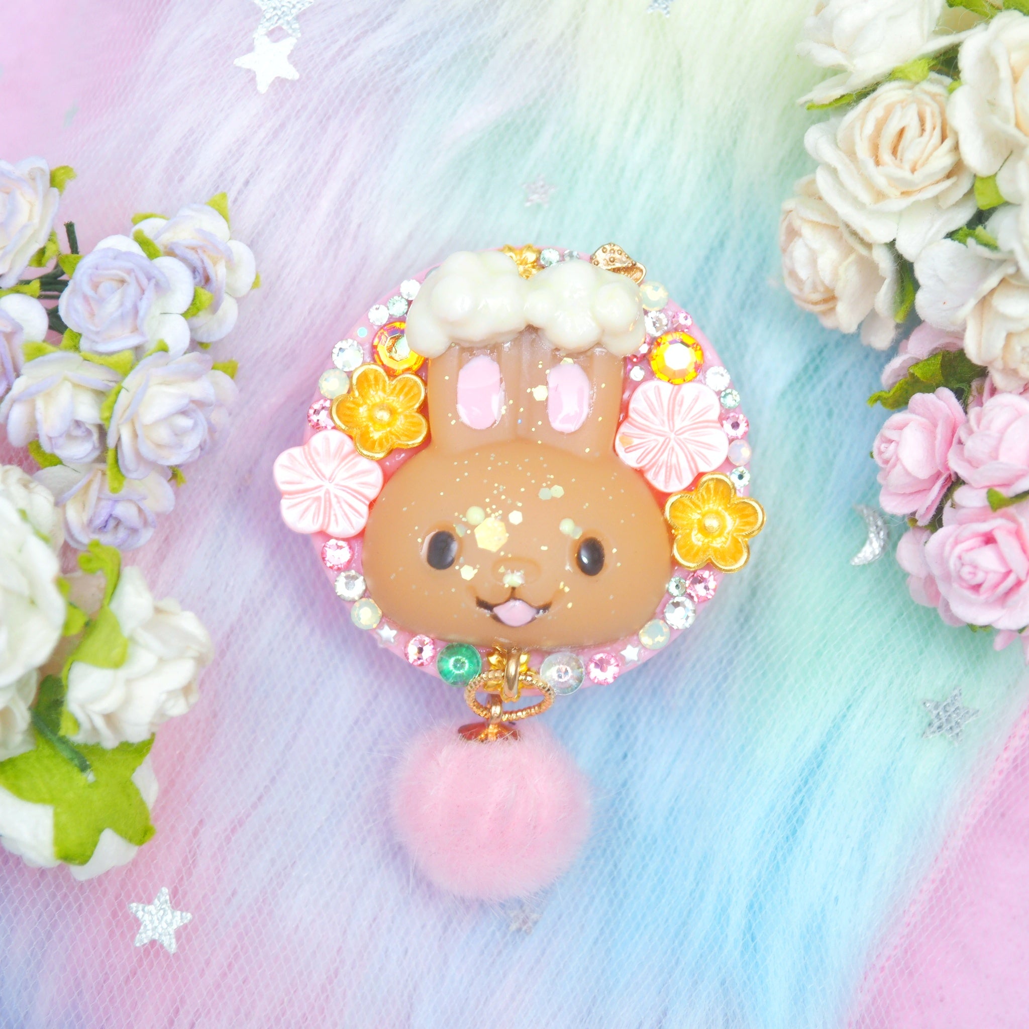 Bunneary Pink Phone Grip (Sculpted)