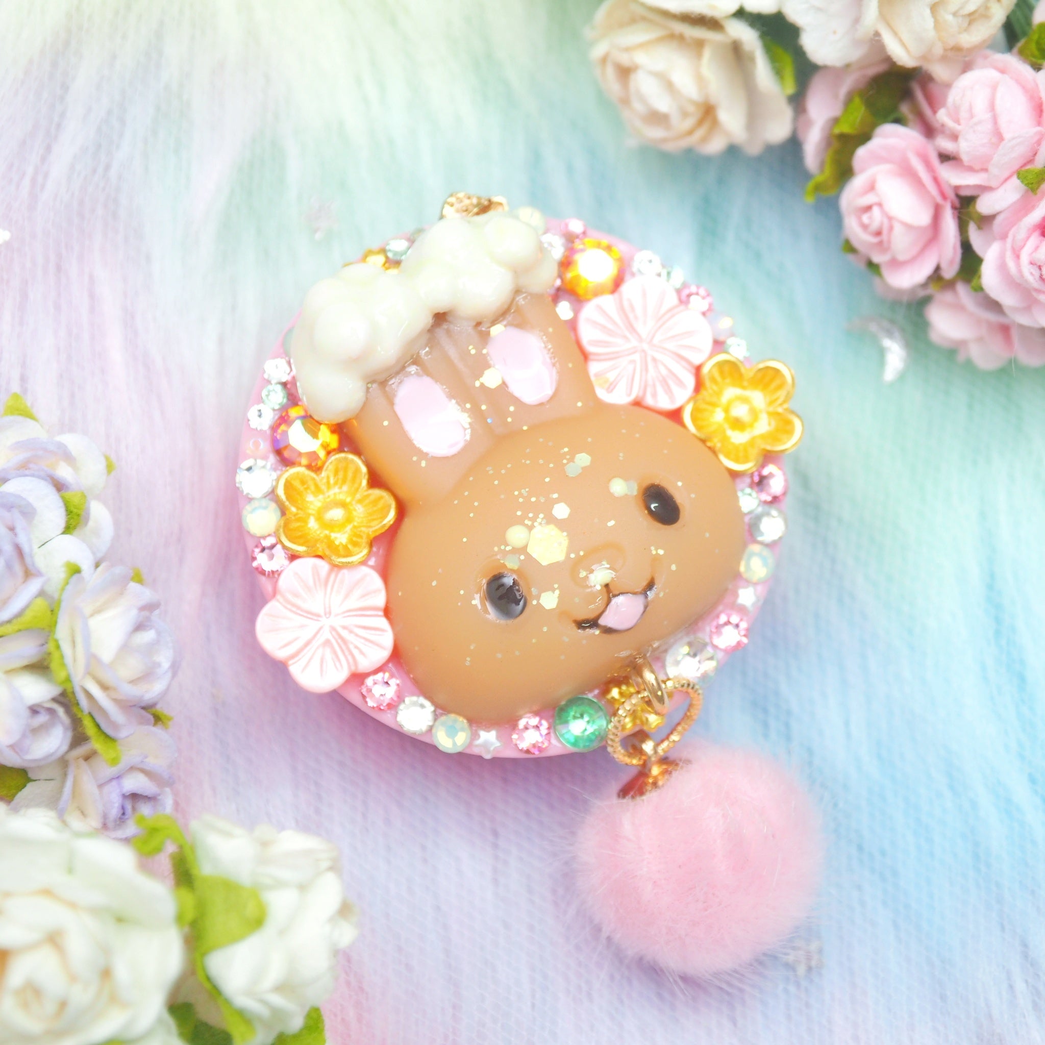 Bunneary Pink Phone Grip (Sculpted)