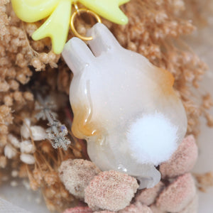 Honey Blush Ghostie Bun Charm