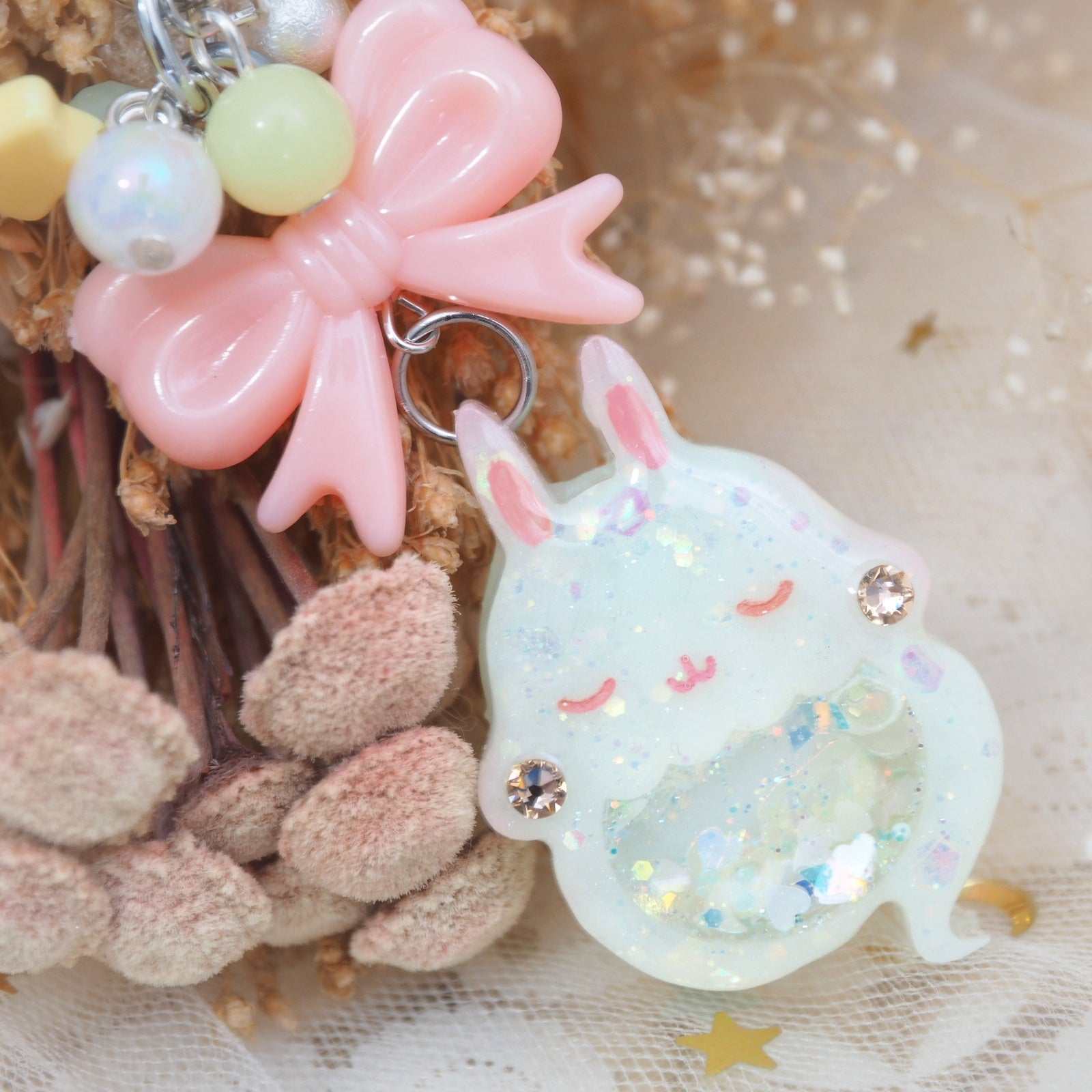 Casper Ghostie Bun Charm