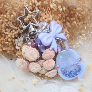 Grape Juice Ghostie Bun Charm