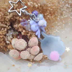 Grape Juice Ghostie Bun Charm
