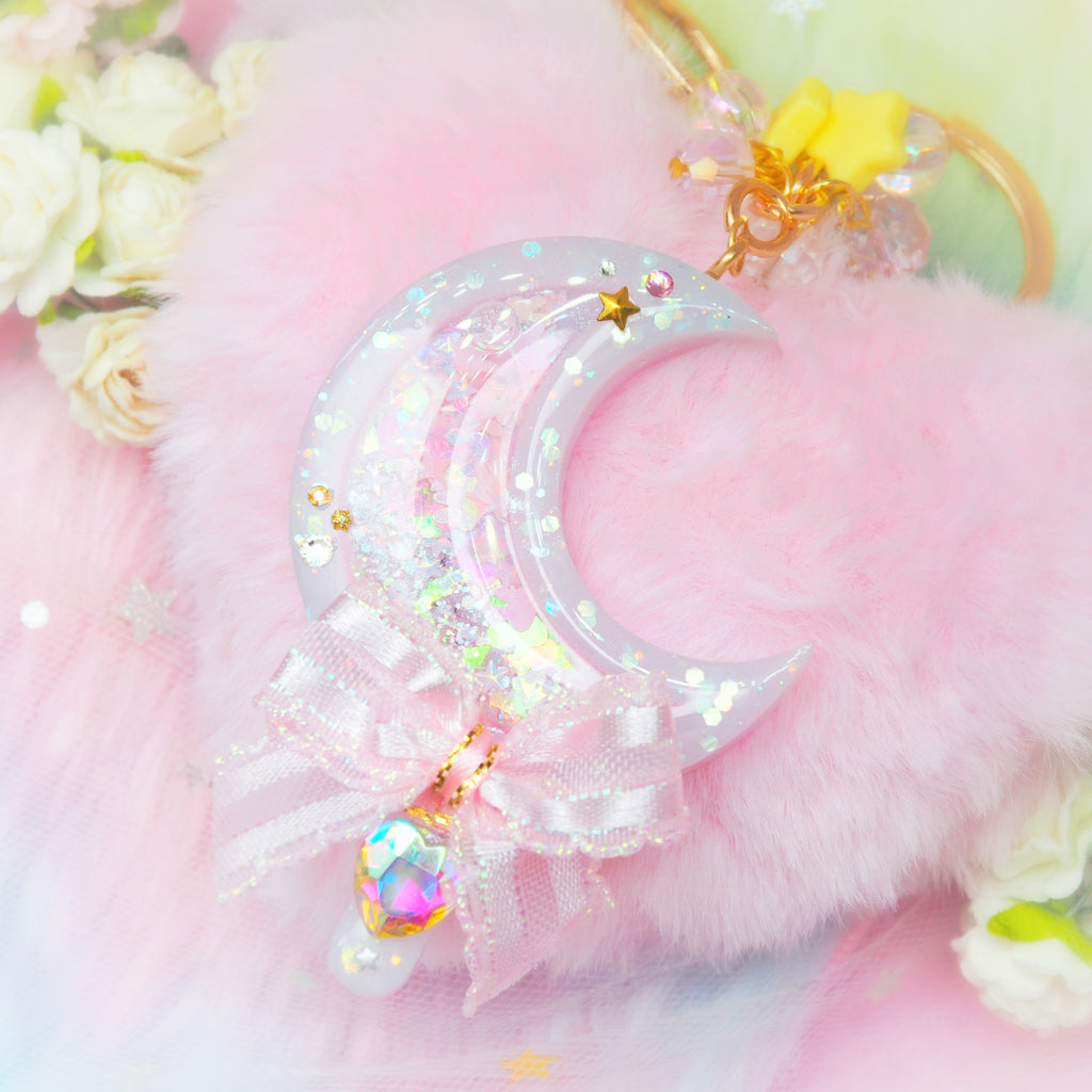 Pink Warrior Moon Wand with Glow liquid