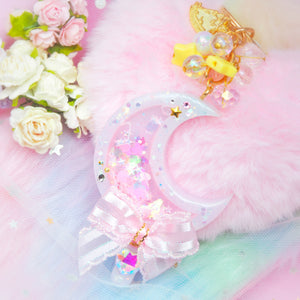 Pink Warrior Moon Wand with Glow liquid