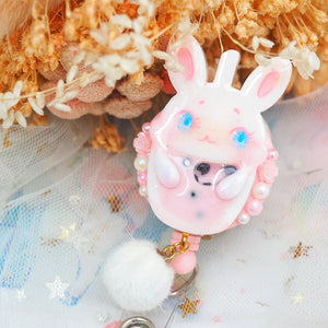 Boba buddy Bunny Badge Reel