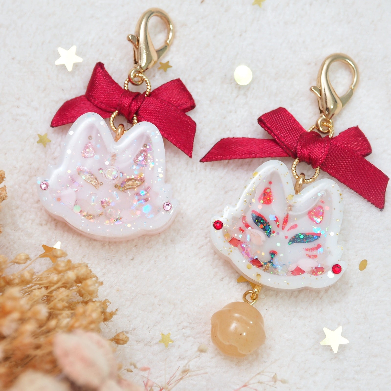 Mini Baby Classic Kitsune Charm