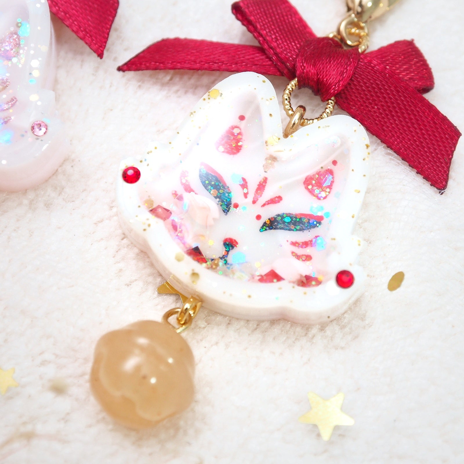 Mini Baby Classic Kitsune Charm