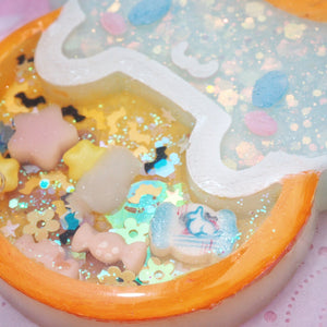 Cinna Pumpkin Chunky Charm (Glows)