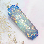 Rectangle Cloud Night Sparkle Shaker Barette (Glows)