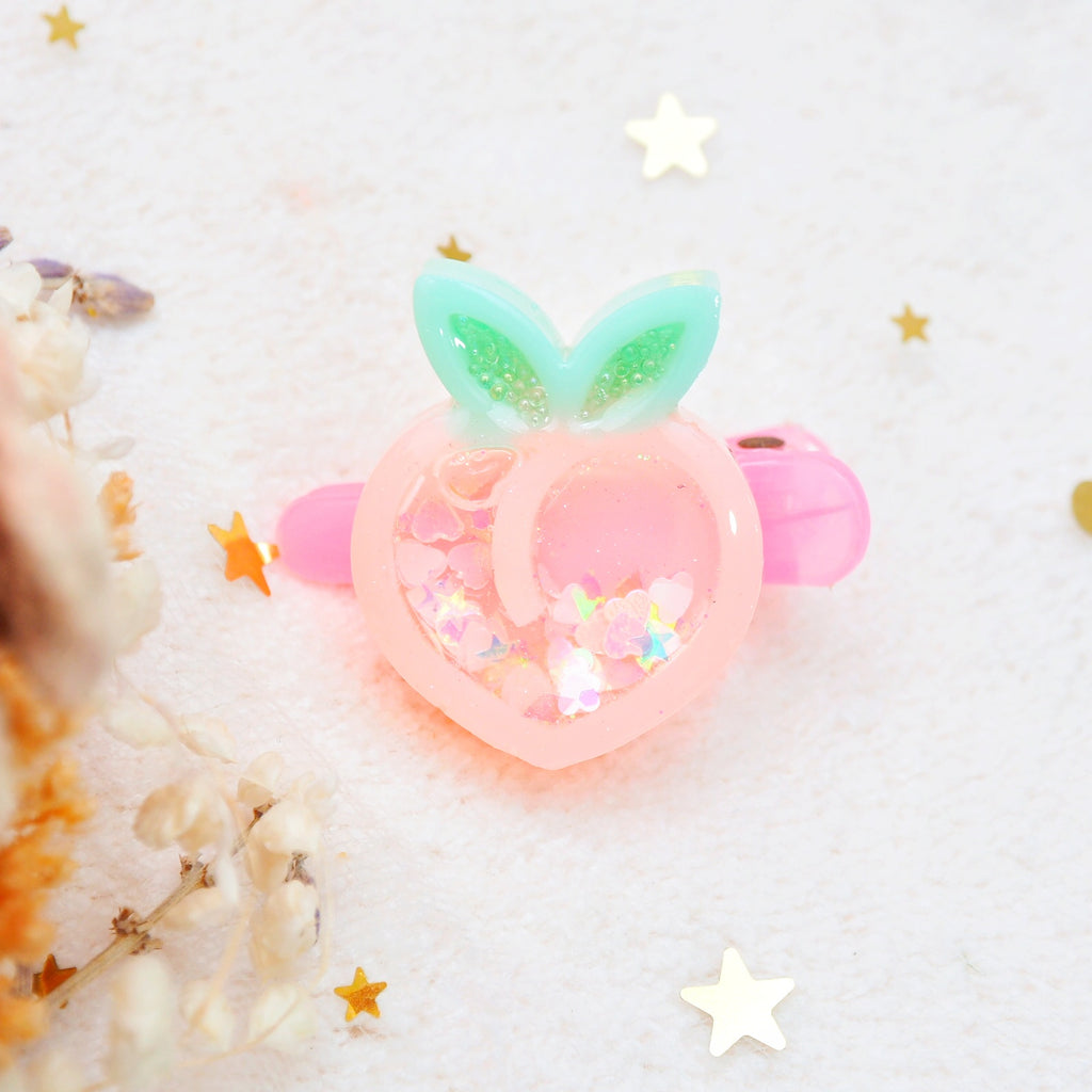 Baby Peach Shaker Mini Hairclip