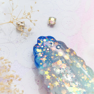 Cloud Night Sparkle Shaker Barette (Glows)