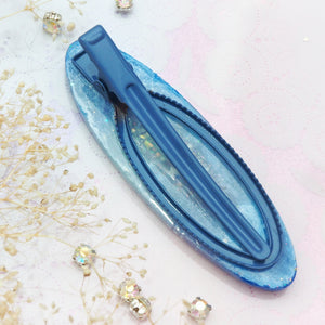 Oval Night Sparkle Shaker Barette (Glows)