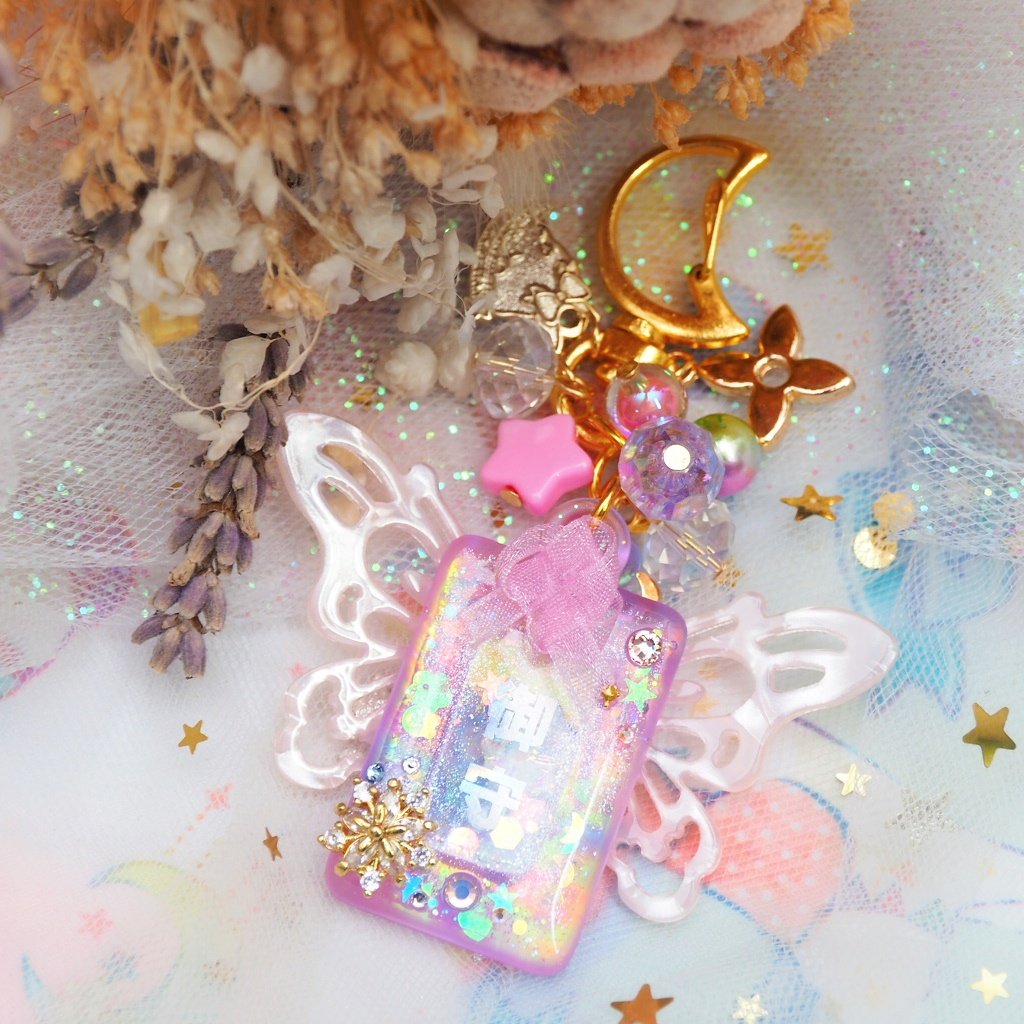 Morning Glory Fairy Omamori Charm (Glows)