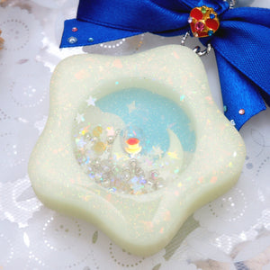 Spinning Orgel Charm (Royal Blue Ribbon)