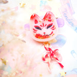 Baby Kitsune Shaker Mini Hairclip