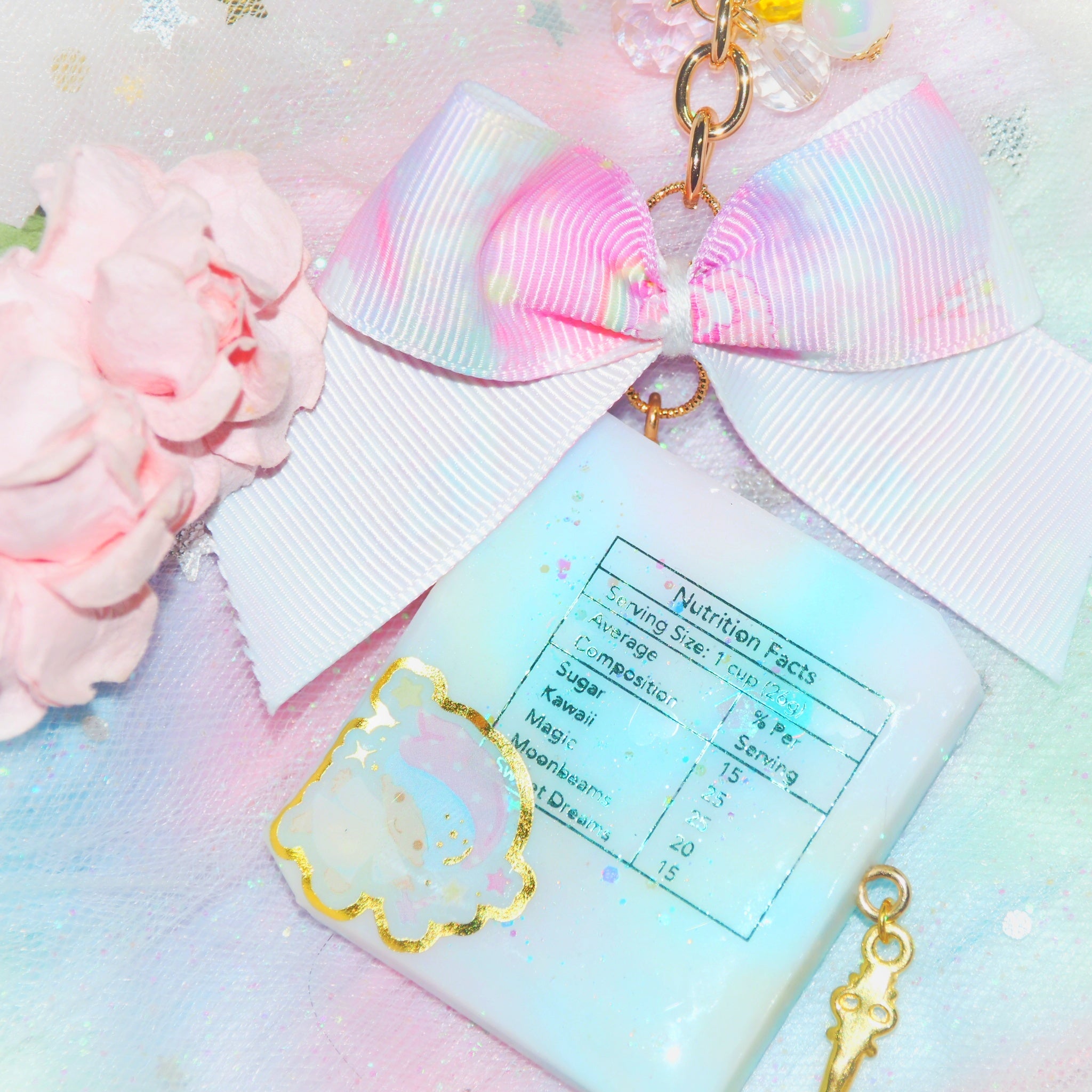 Uni-cornflakes Cereal Box Shaker Charm