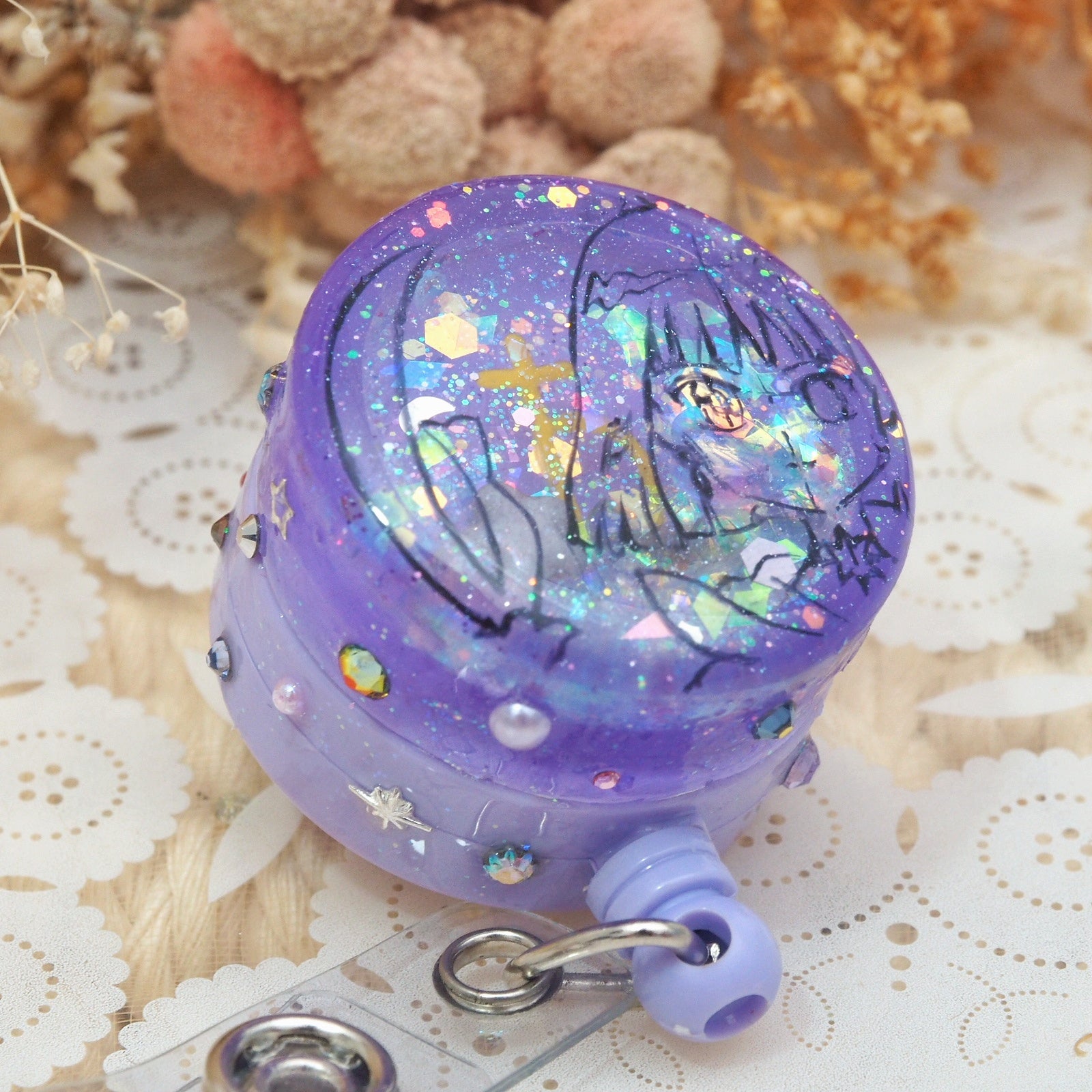 Sailor Saturn Badge Reel
