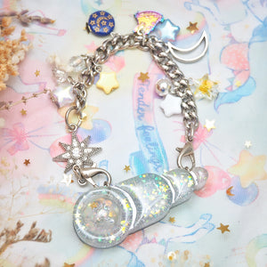 Space Explorer Telescope Charm (Silver)