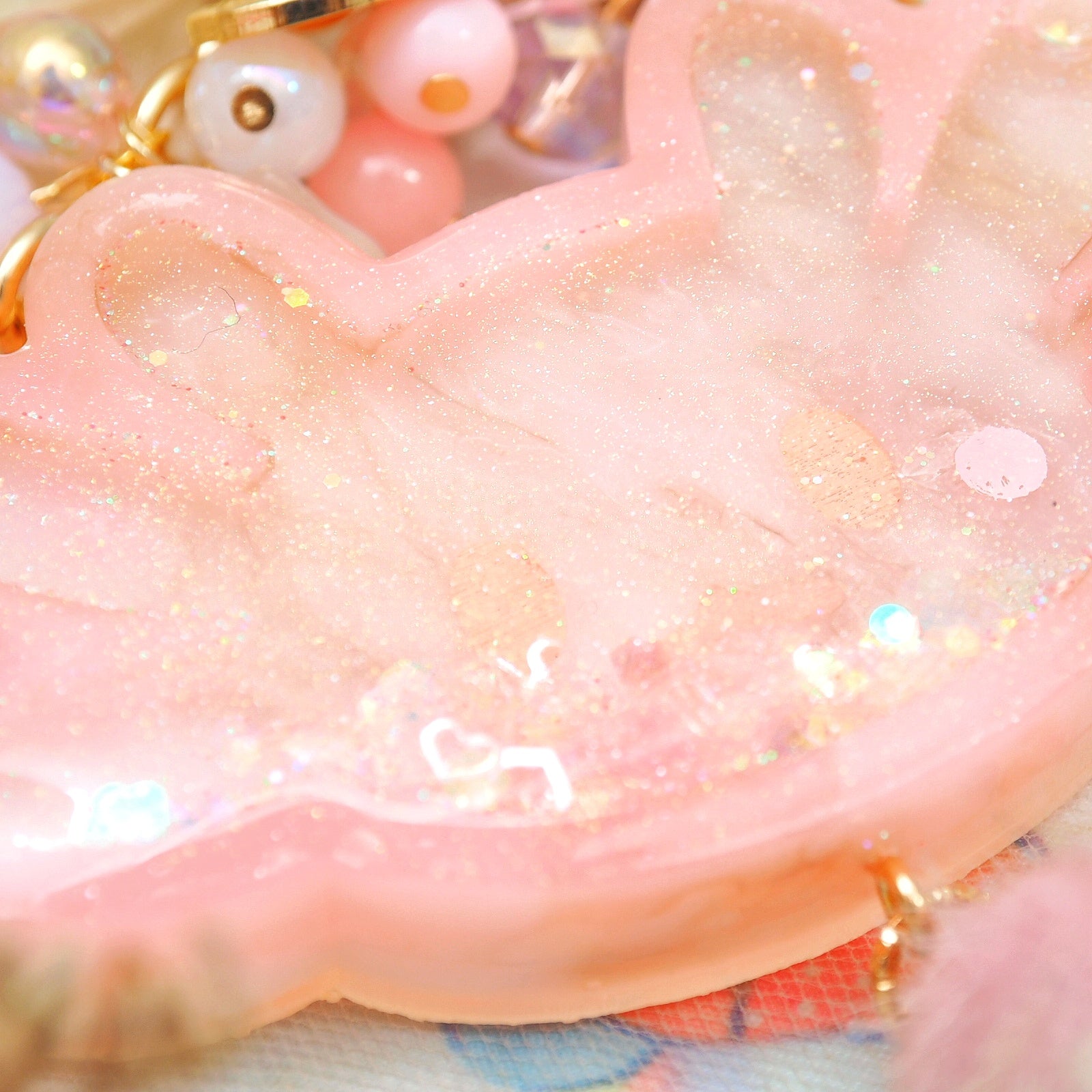 Pink Quartz Axolotl Charm (Dark)