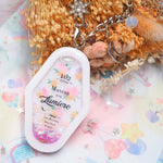 Manoir de la Lumiere Charm (Lavender background, white frame)