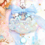 Blue Quartz Axolotl Charm