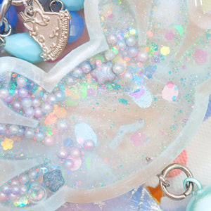 Blue Quartz Axolotl Charm