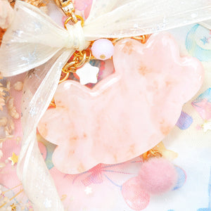 Pink Quartz Axolotl Charm (Dark)
