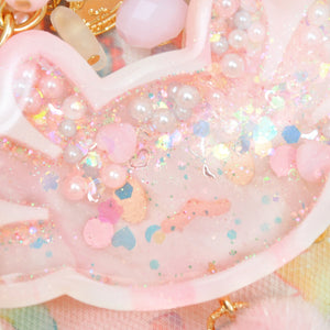 Pink Quartz Axolotl Charm (Light)