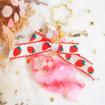 Strawberry Swirl Taiyaki Charm