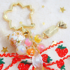 Strawberry Swirl Taiyaki Charm